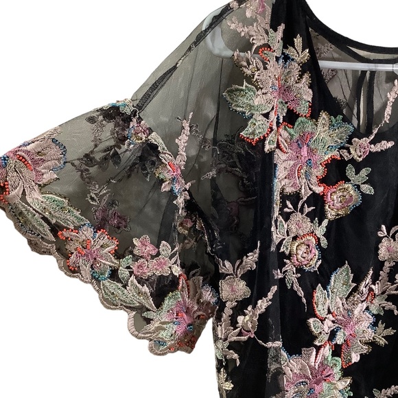 Sundance Celeste Beaded Embroidered Blouse - Picture 2 of 9